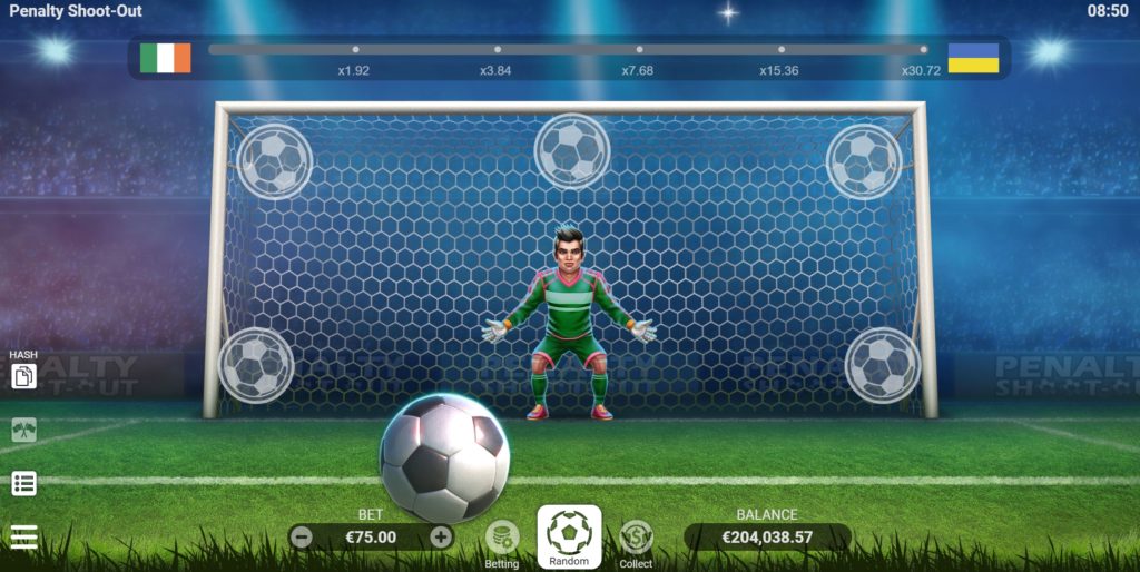 penalty shoot out gioco.