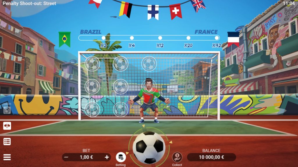 penalty shoot out street gioco.